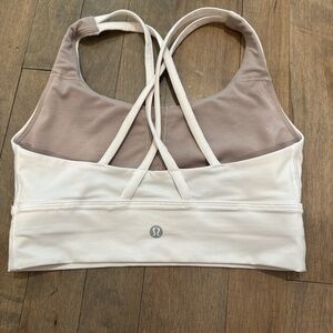 lululemon athletica Cream and Tan Sports Bra